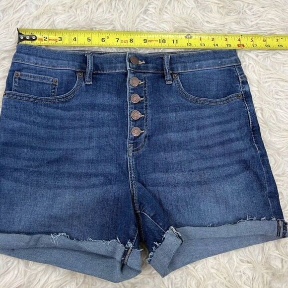 Calvin Klein Jeans Women's Repreve High Rise Buttonfly Jean Short Cotton Size 30 - Picture 5 of 11